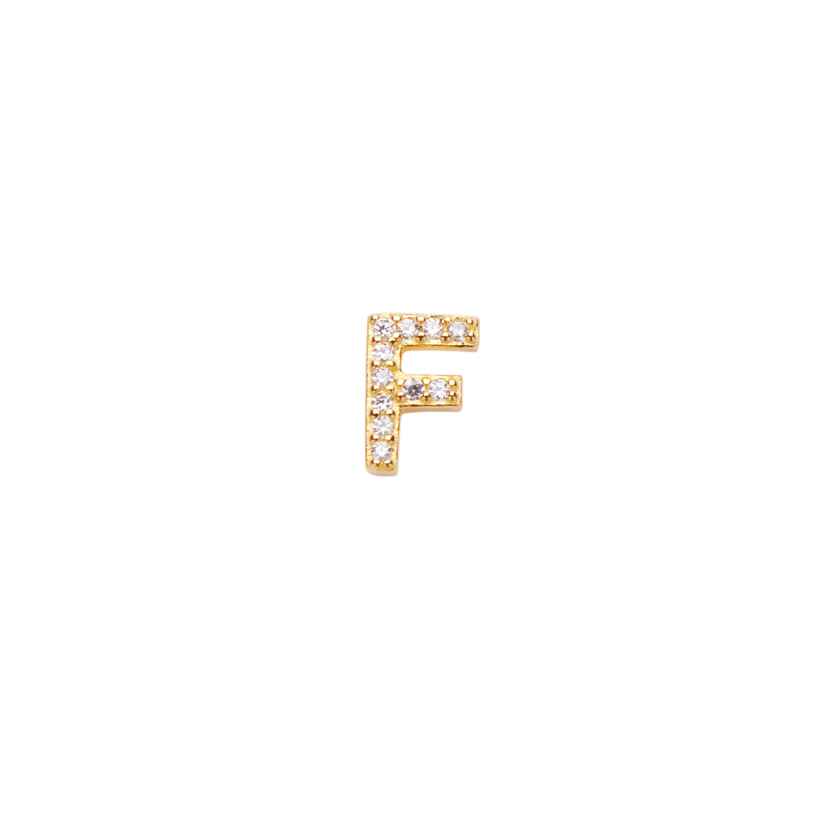 Alphabet Crystal Stud