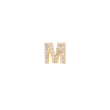 Alphabet Crystal Stud M