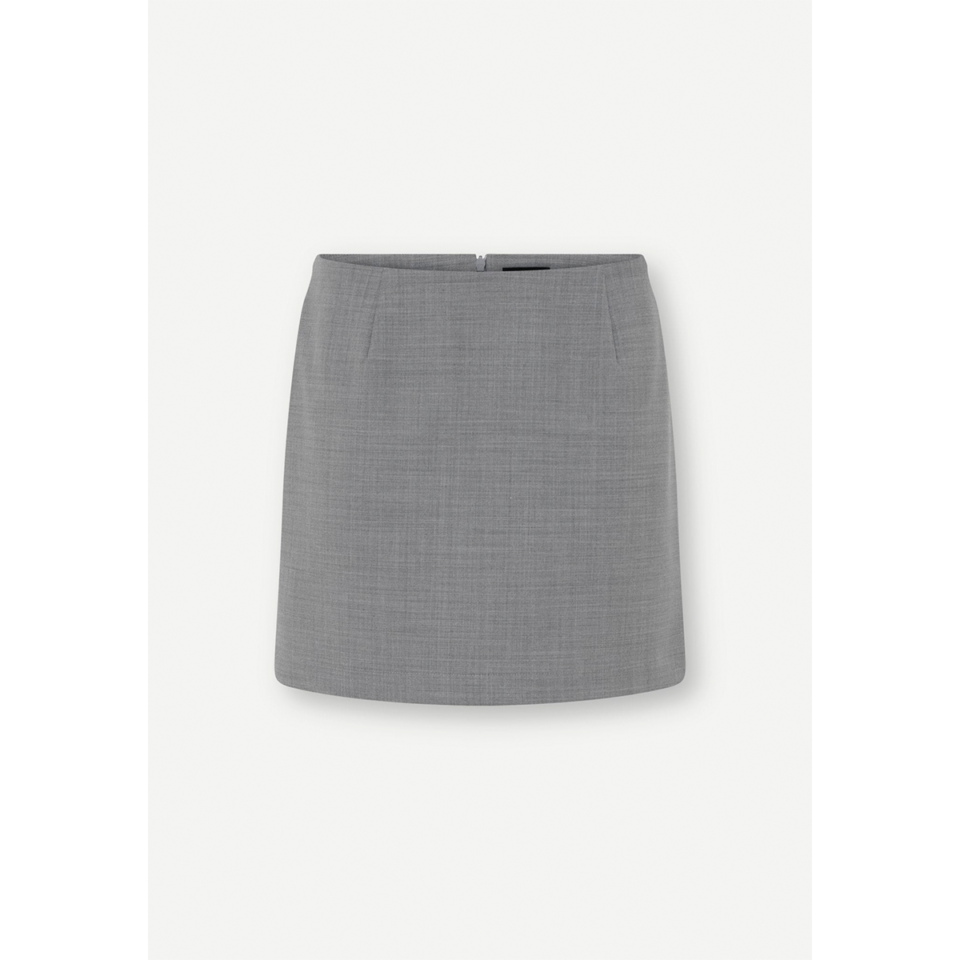 Debby Skirt – Light Grey Melange