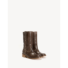 Julia Gaucho Boot-Escovado Dark Brown