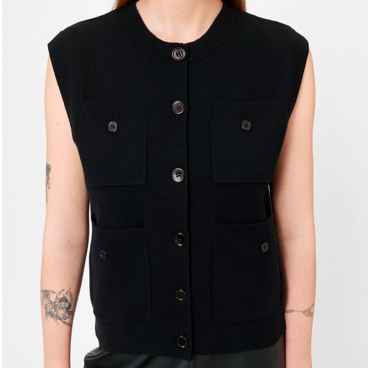 Marilyn Vest – Black