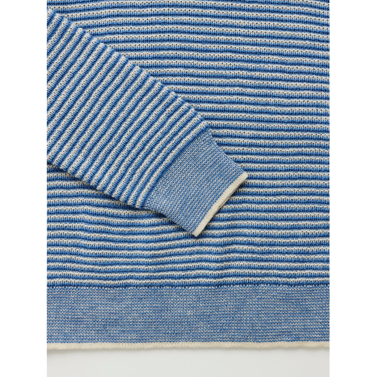 Suki striped sweater – pure llama