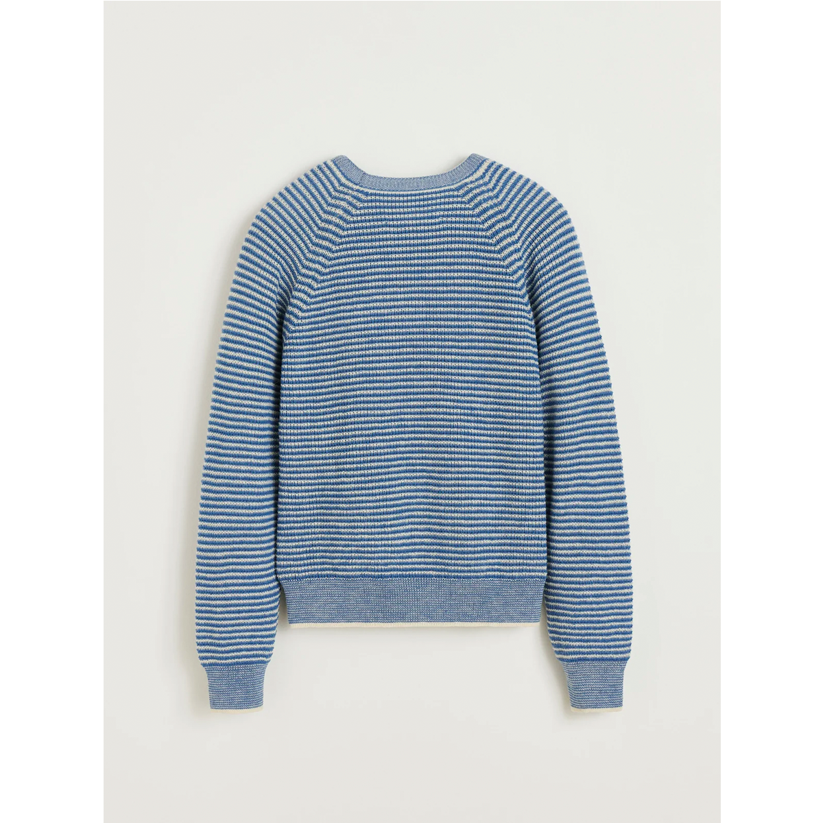 Suki striped sweater – pure llama