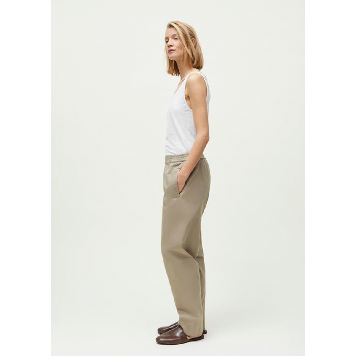 Coco Pant Twill – Vintage Army