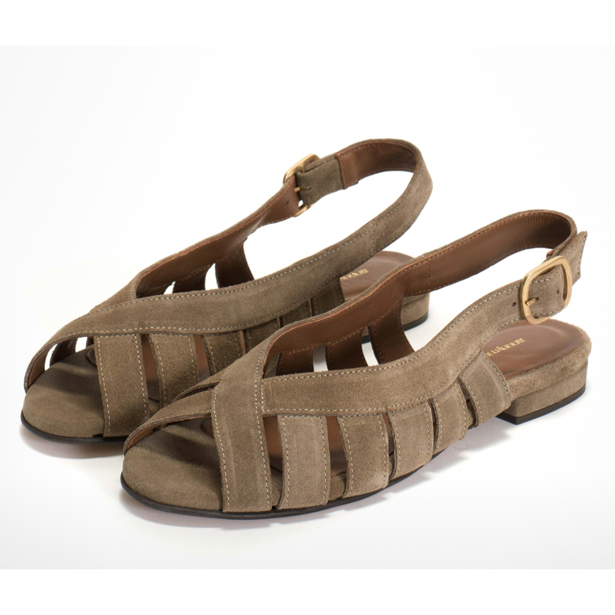 Sophie 20, Calf Suede Mushroom