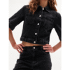 NO 05 Shirt, Black Washed Denim