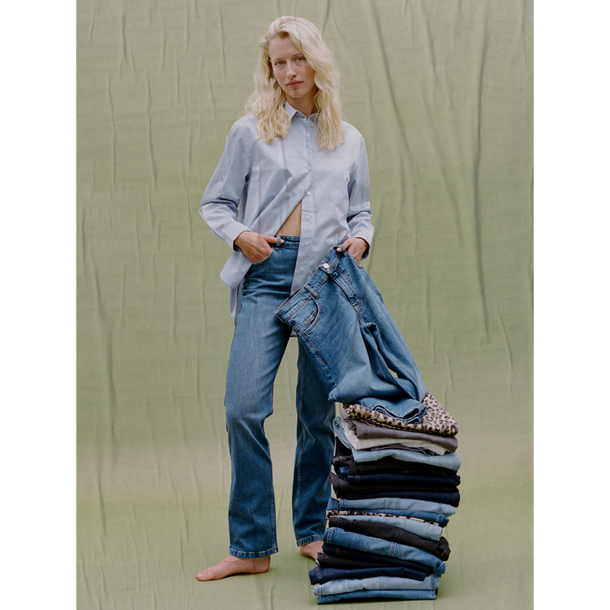 NO 04 Jeans, Worn Out Blue