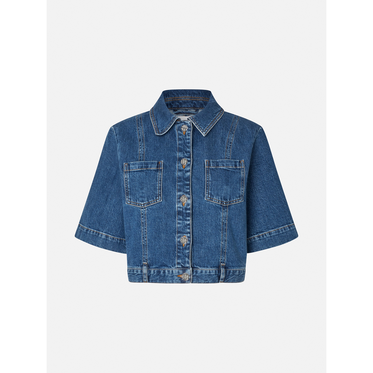 NO 05 Shirt, Worn Out Blue