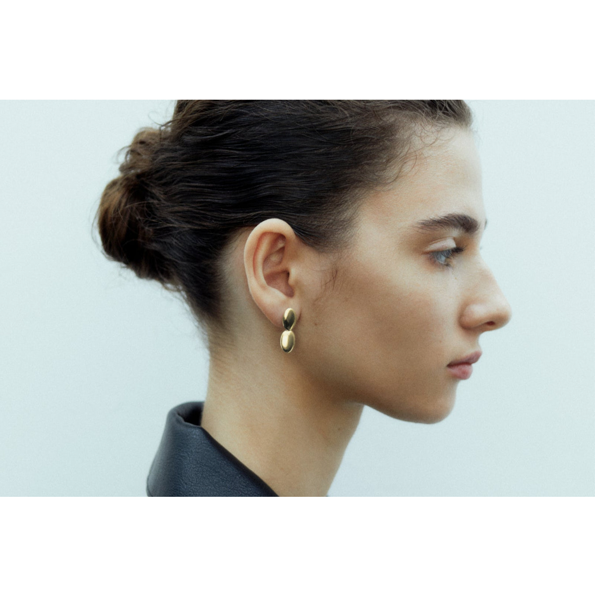 Emberly Oval Earrings, Gold