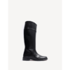 Cavalry Boot, Black Calfskin