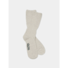 Cashmere rib socks