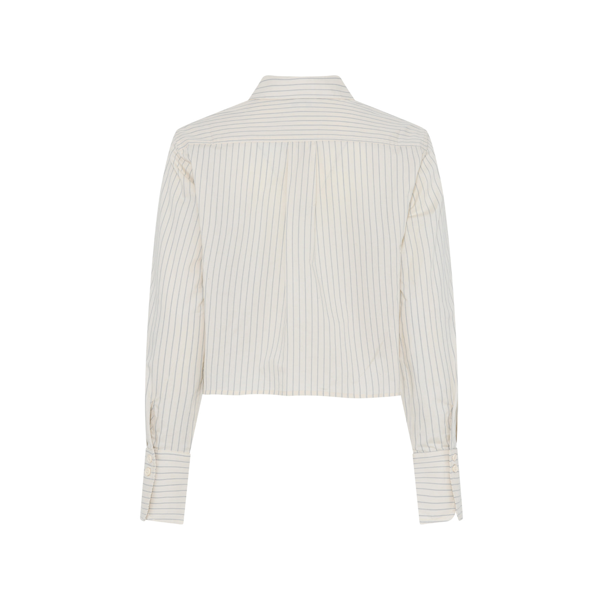 Candy Cropped Shirt – Sand stripe