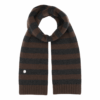 Lareen Striped Scarf Brun