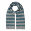 Lareen Striped Scarf Brun