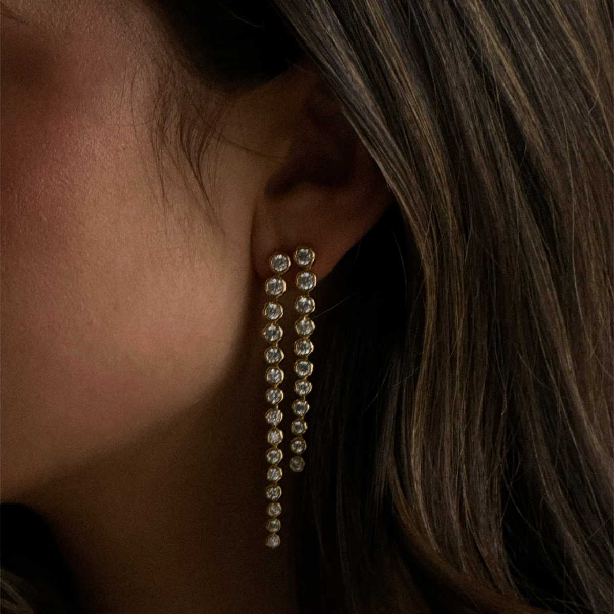 Ziva Crystal Studs