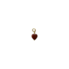 French Heart Pendant Brun