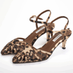 Keesha 55 Vintage satin print, Leopard