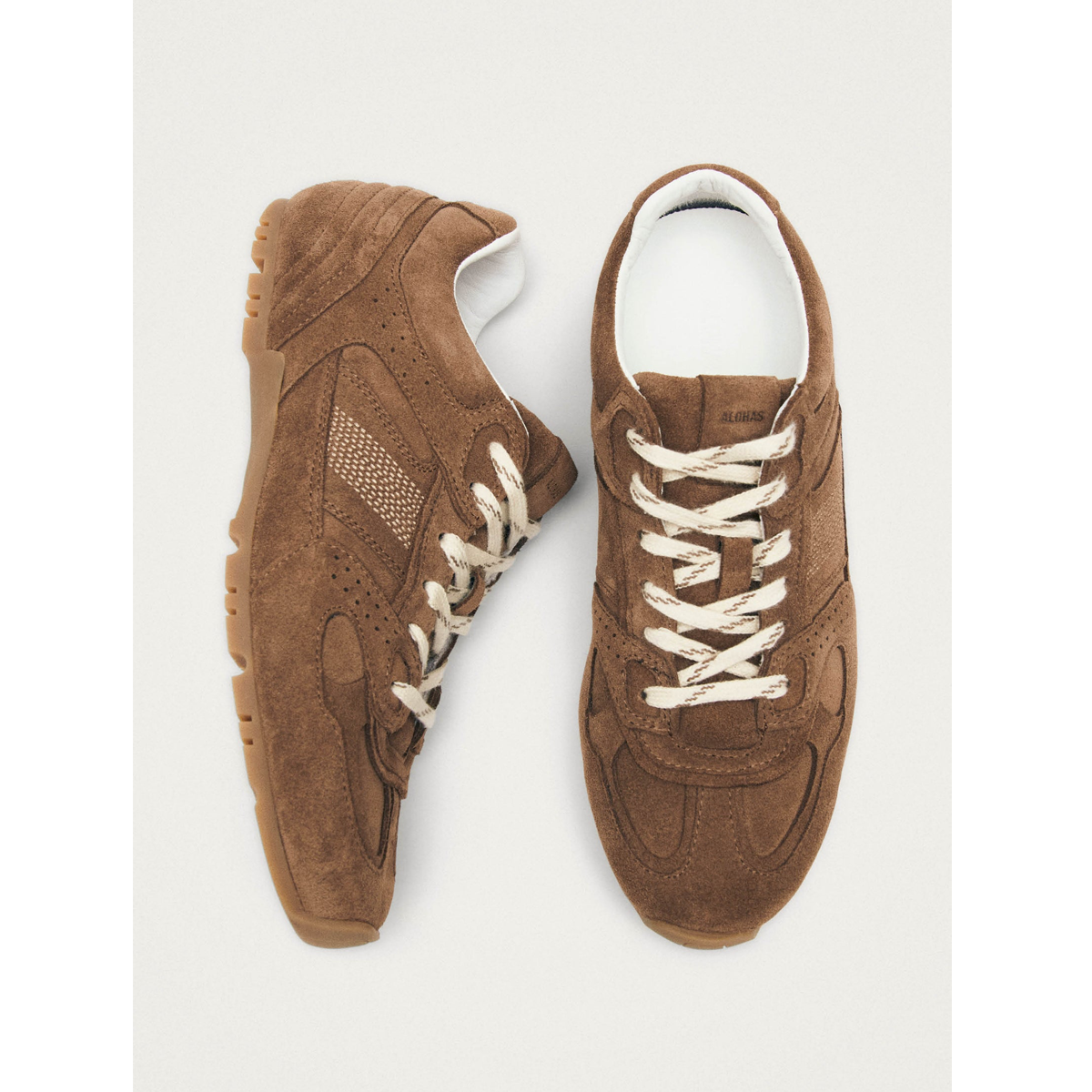 Alohas – Tb. 56 Suede Brown Leather Sneakers