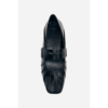 Alohas – Bargo Black Leather Ballet Flats