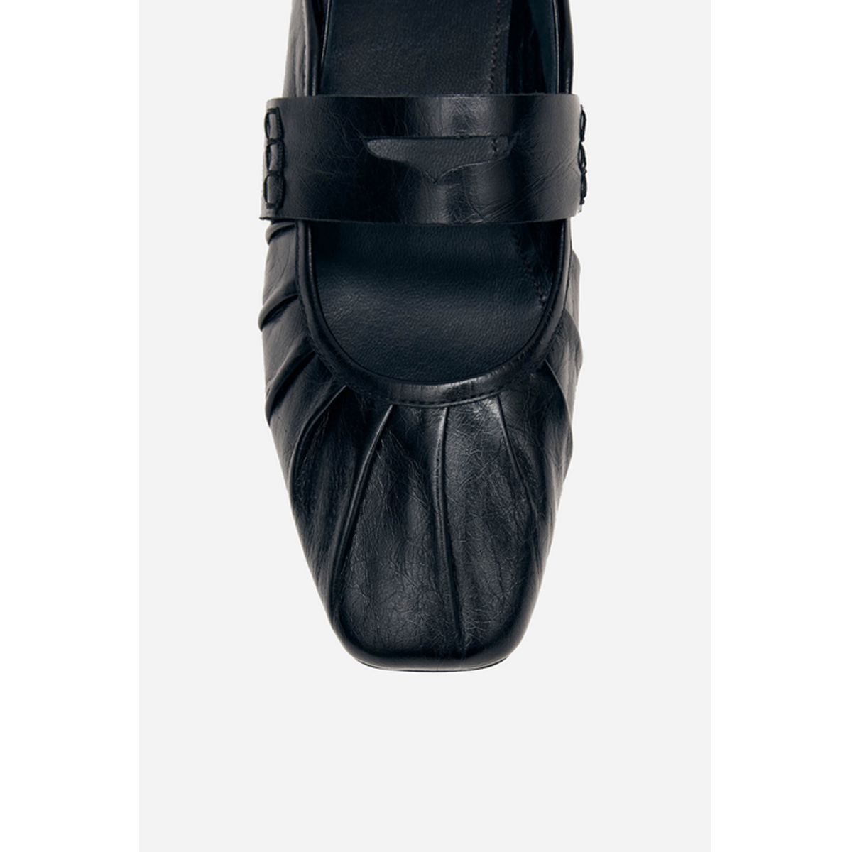 Alohas – Bargo Black Leather Ballet Flats