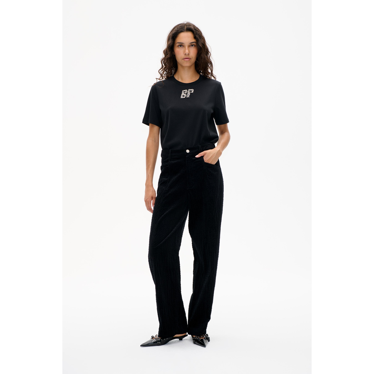 Nara Trousers, Black