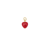 French Heart Pendant Brun