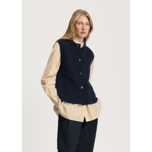 Elva vest – pure merino wool - S