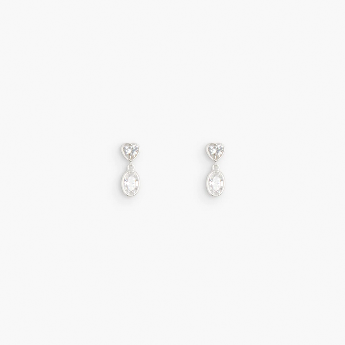 Ophelia Earrings, Silver
