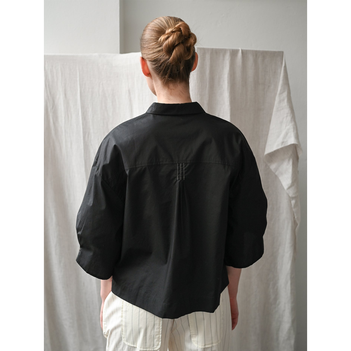 Eloise Short Black Shirt