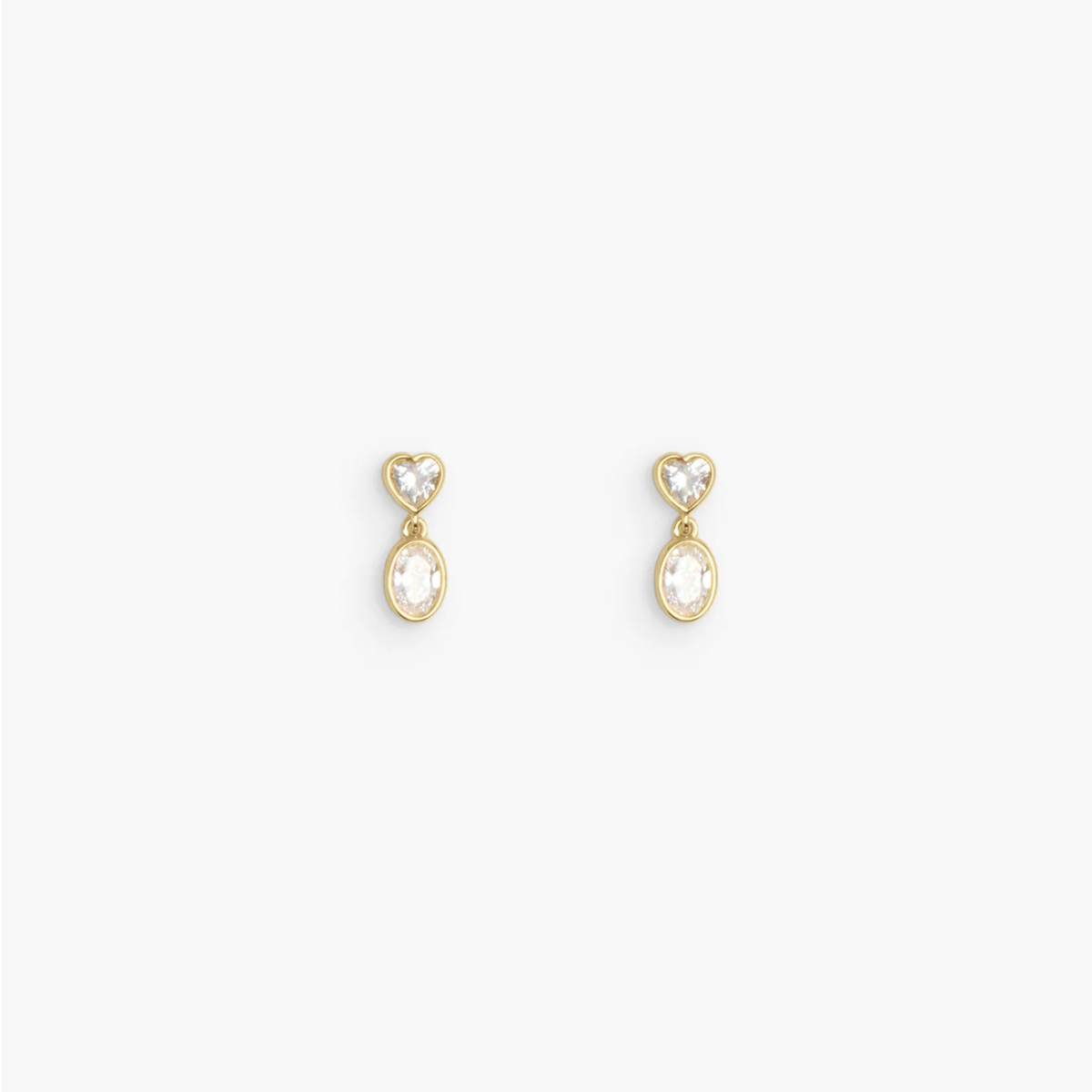 Ophelia Earrings, Gold