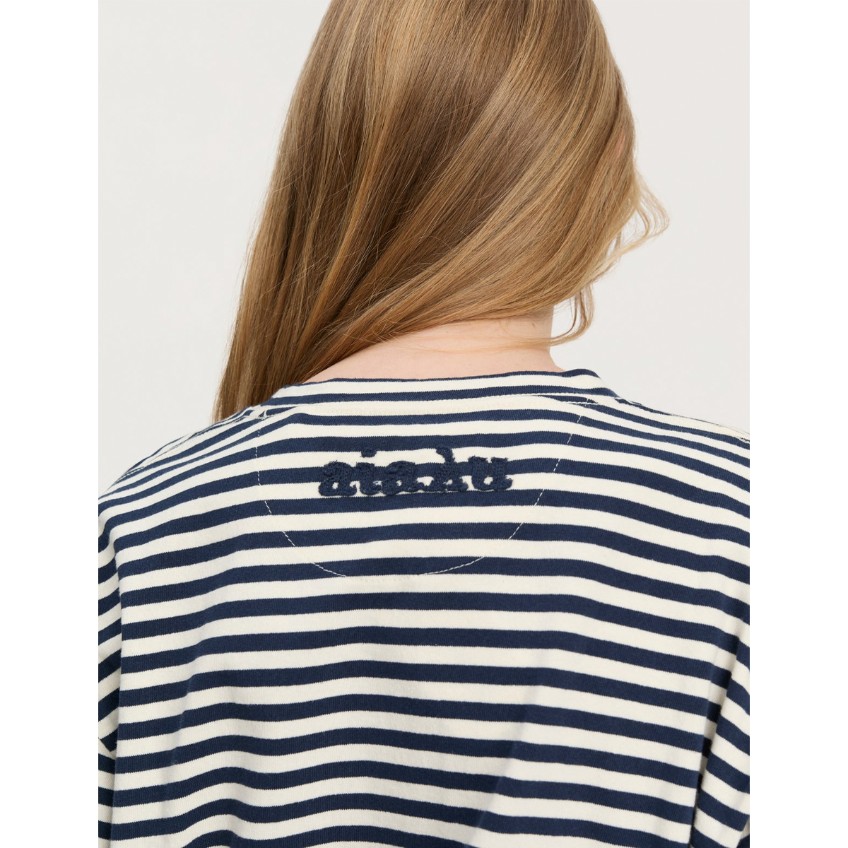Lui circular striped tee