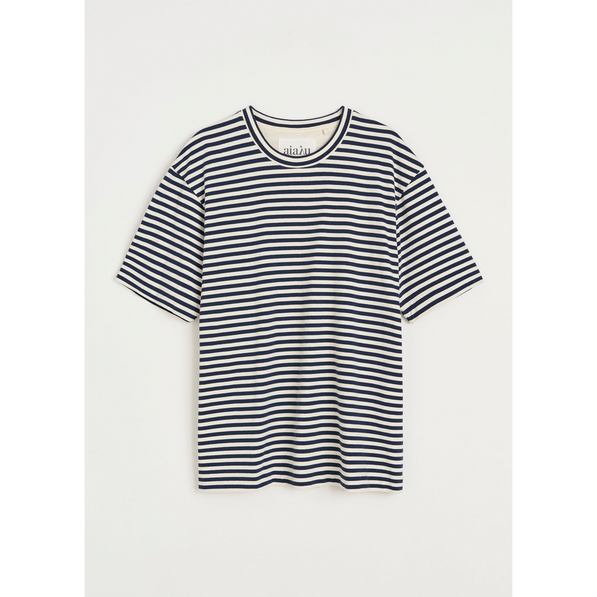 Lui circular striped tee