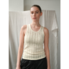 Nellie Knit Ecru Tank Top