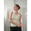 Nellie Knit Ecru Tank Top