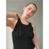 Nellie Knit Black Tank Top