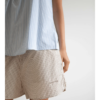 Jasmin Shorts, Brown Beach Stripe