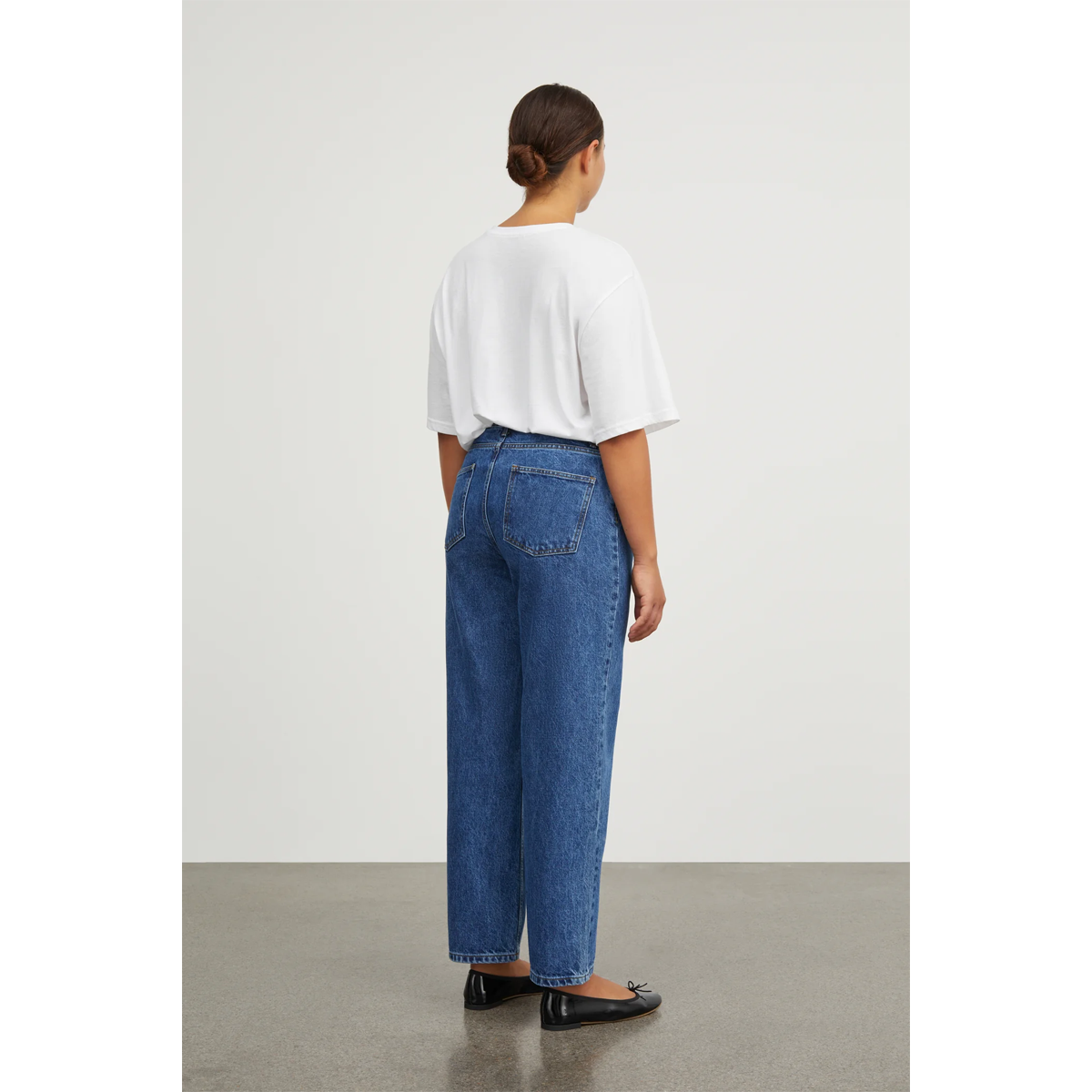 Allison cropped jeans, Mid Blue