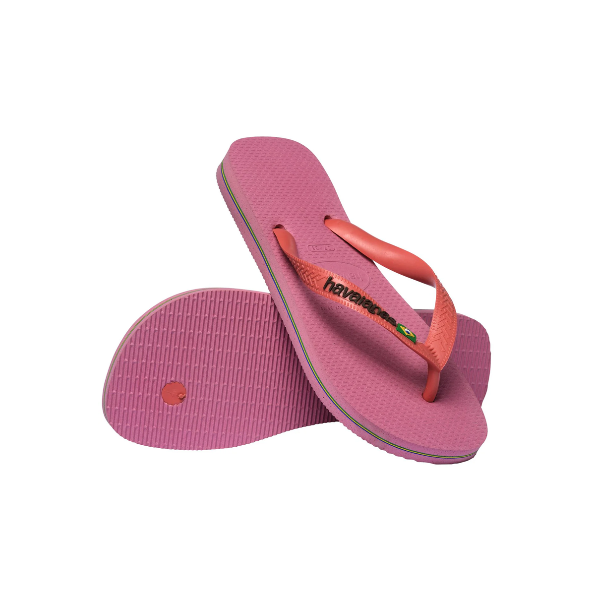 Havaianas Brasil Logo klipklapper – Chiffon Rose