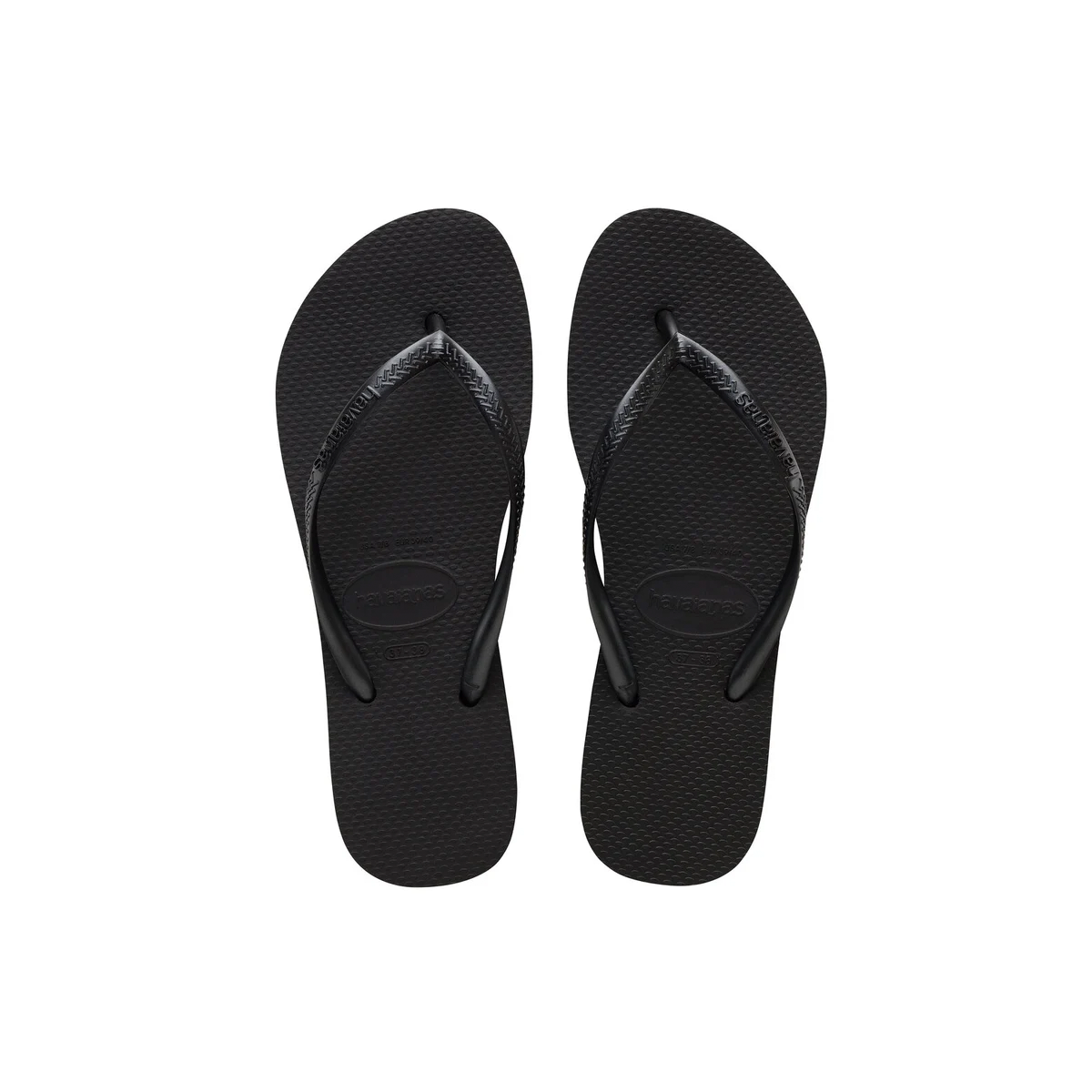 Havaianas Slim Flat Form klipklapper – sort