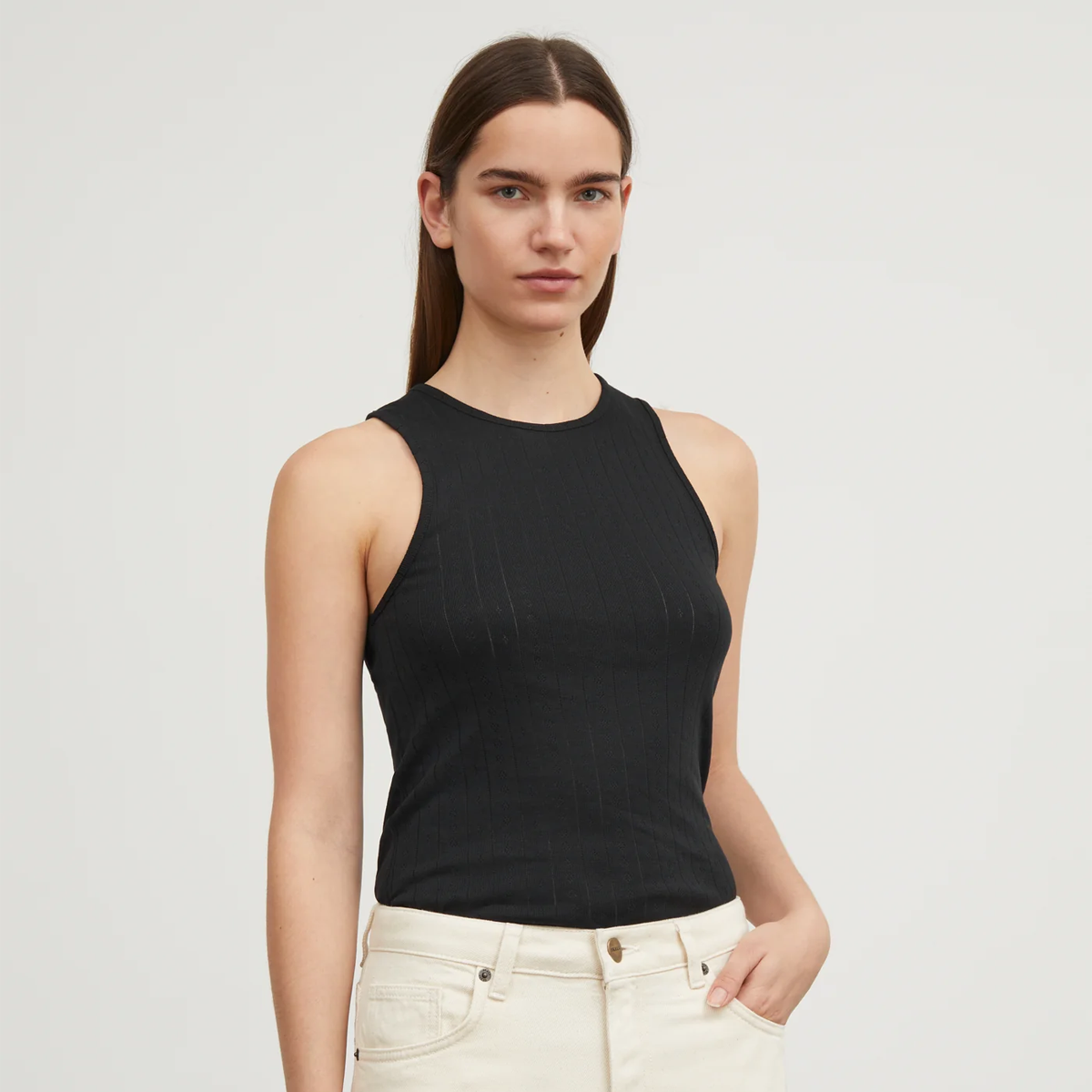 Edie tank top, Black