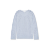 Nellie Knit Light Blue LS Blouse