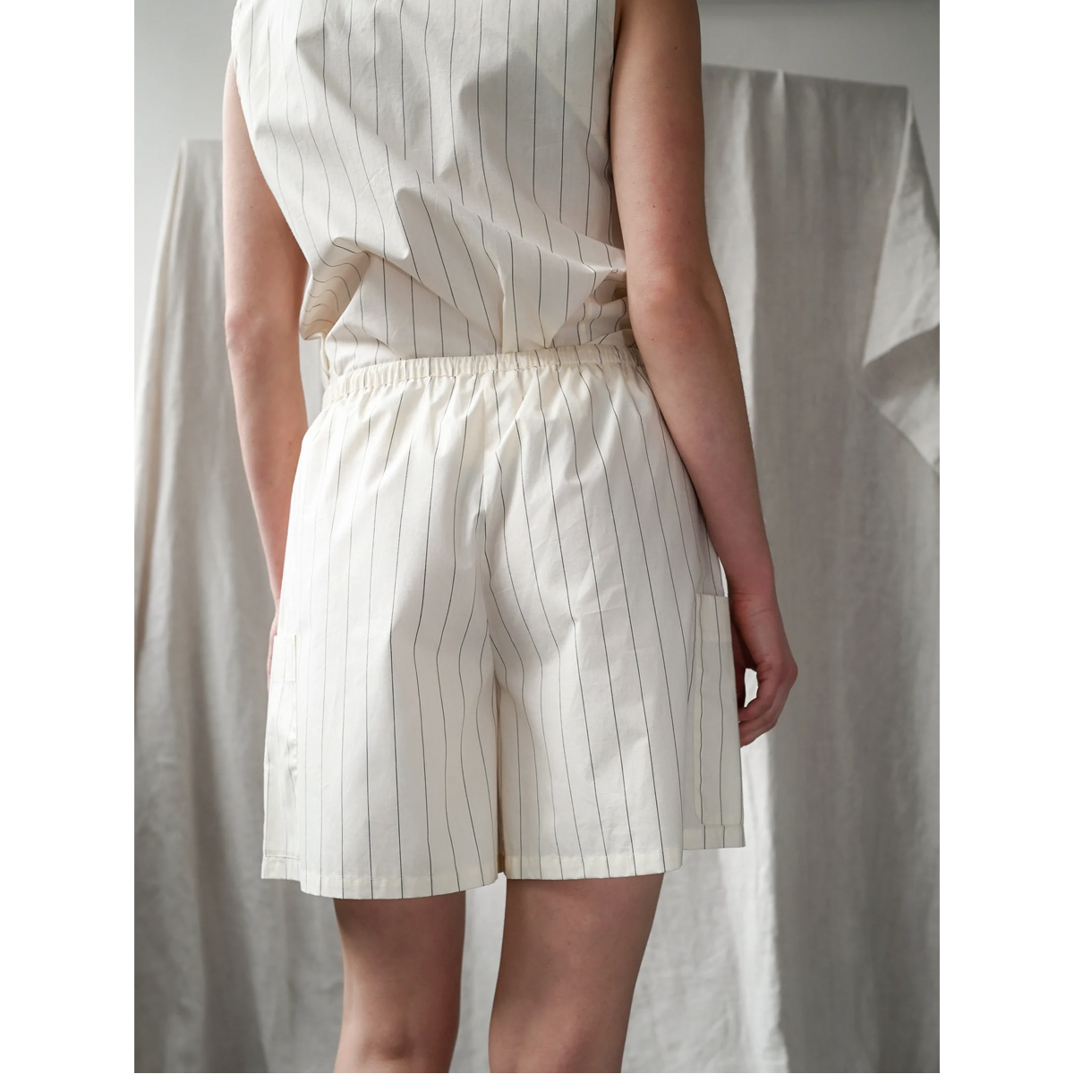 Dagny Pinstripe Shorts