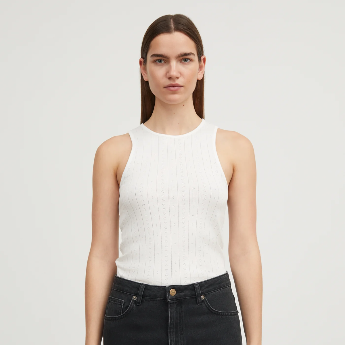Edie tank top, Off White