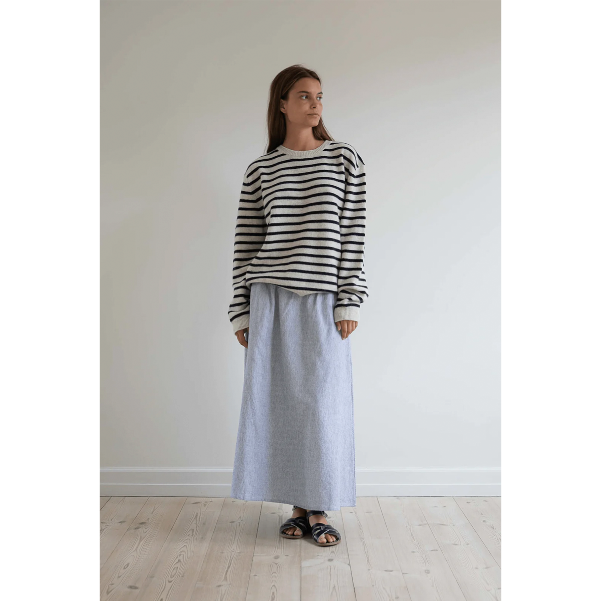 Agnes Skirt, Classic Stripe