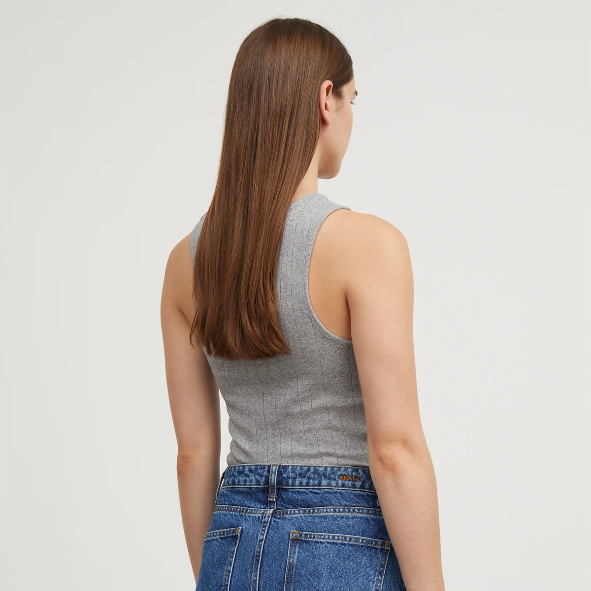 Edie tank top, Grey Melange