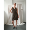 Verde Knit Tank Dress – Black & Cognac