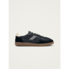 Tb. 490 Rife Grain Black & Cream Leather Sneakers