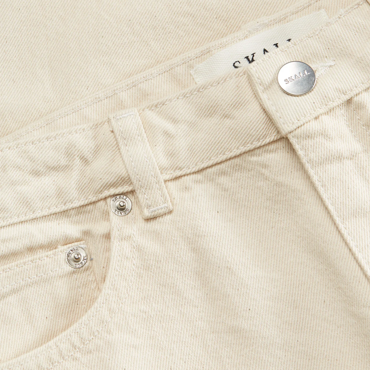 Allison cropped jeans, Ecru