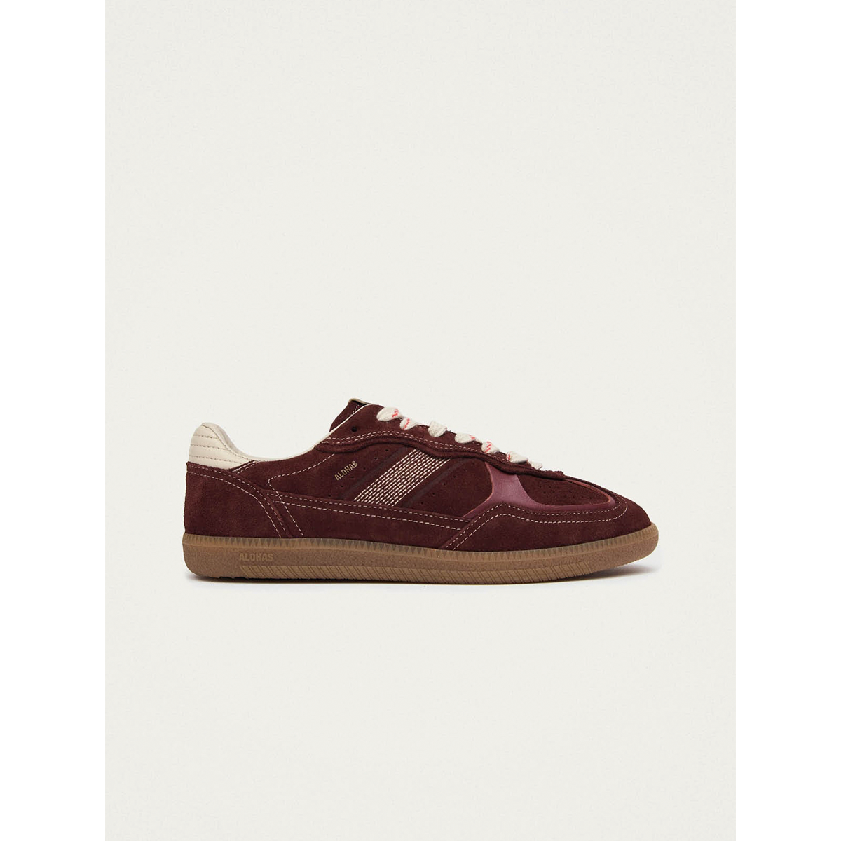 Tb. 490 Rife Burgundy Cream Leather Sneakers