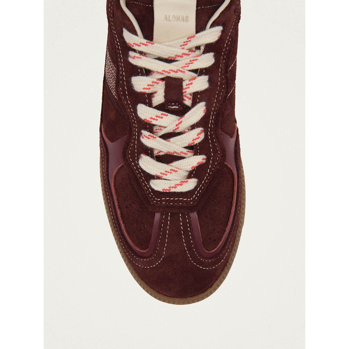 Tb. 490 Rife Burgundy Cream Leather Sneakers